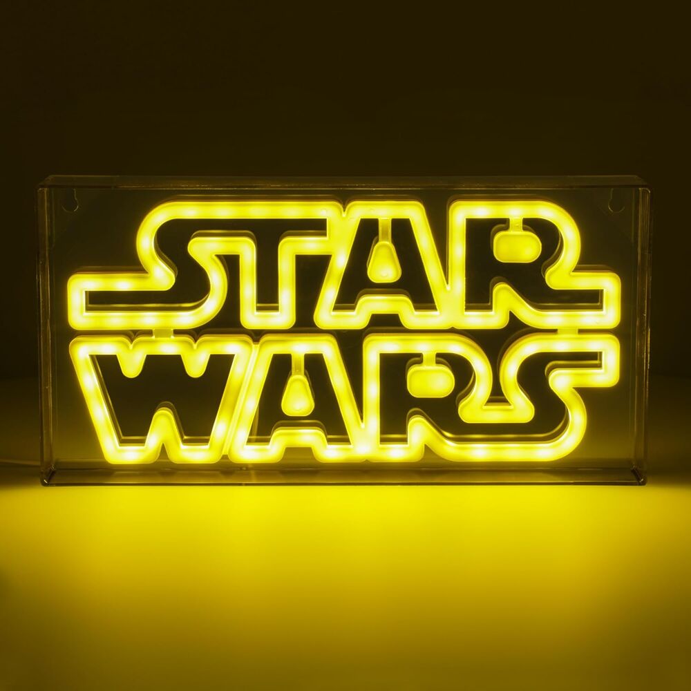 lampara led neon star wars