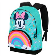 mochila rainbow minnie disney 41cm