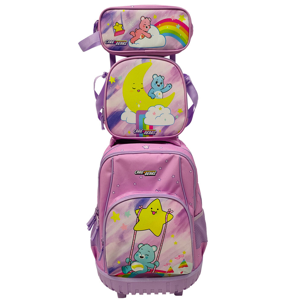 set trolley + portatodo + bolsa portameriendas osos amorosos