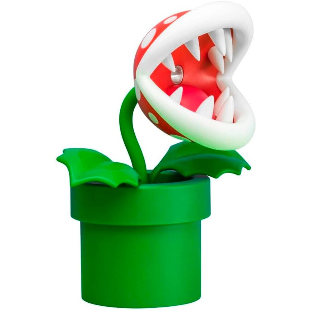 lampara planta piraña super mario bros