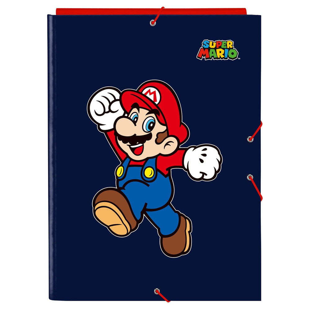 carpeta folio 3 solapas super mario world