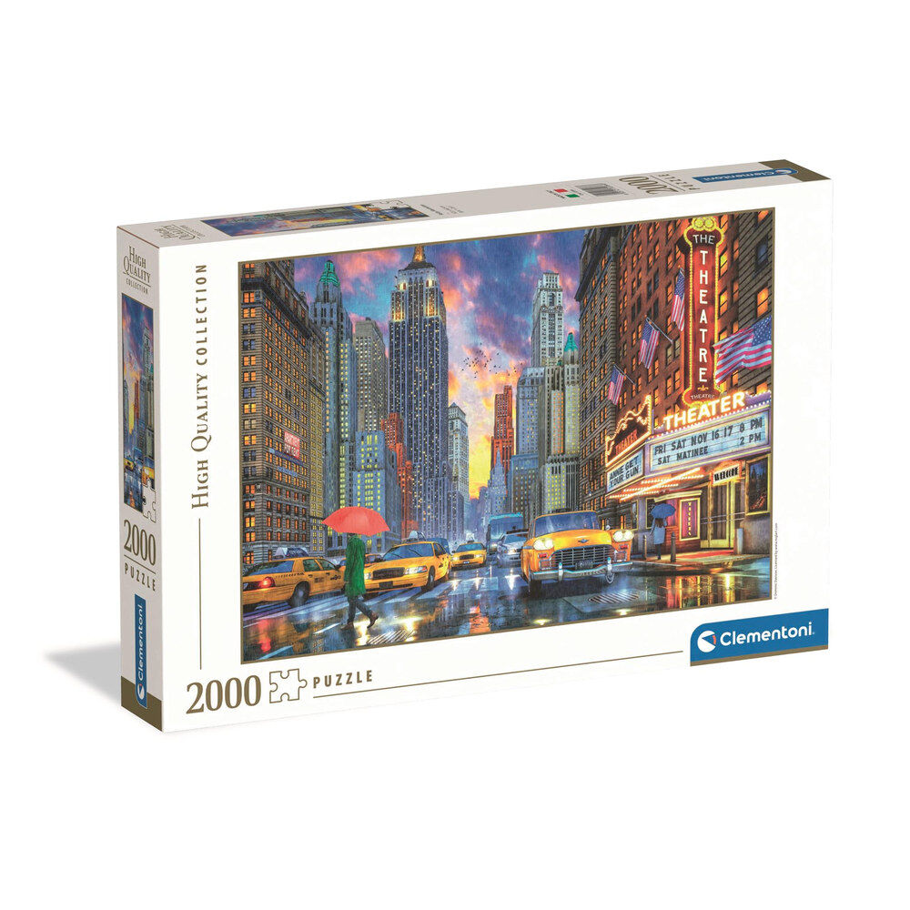 puzzle rainy manhattan 2000pzs
