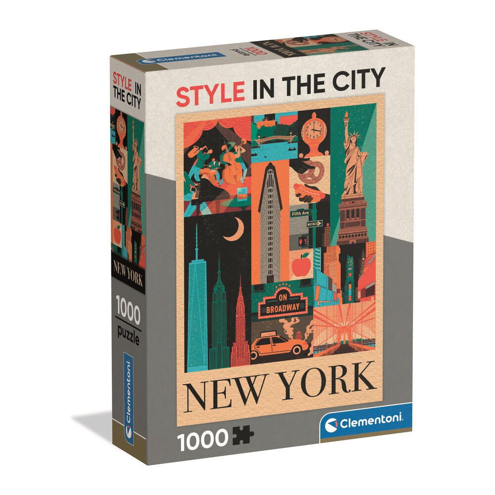 puzzle style in the city new york 1000pzs