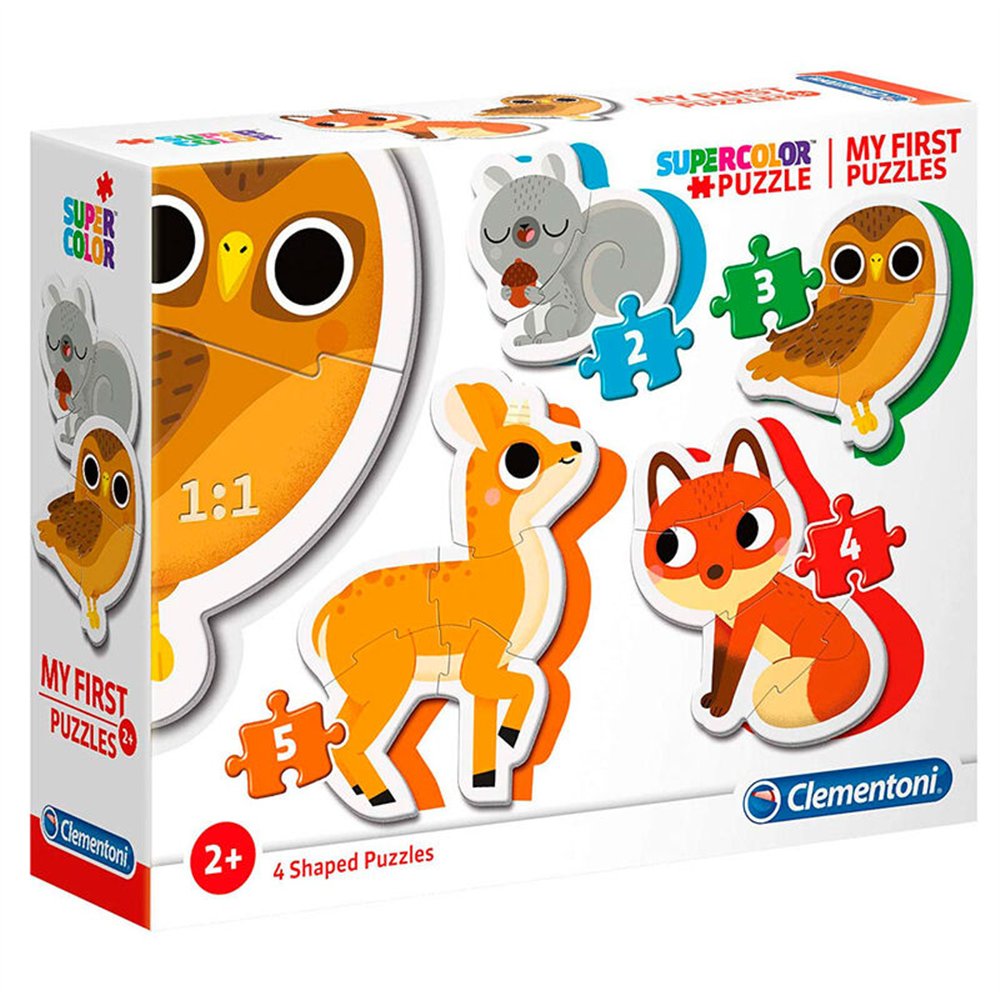 puzzle my first puzzle animales del bosque 2-3-4-5pzs
