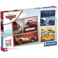 puzzle cars disney 3x48pzs