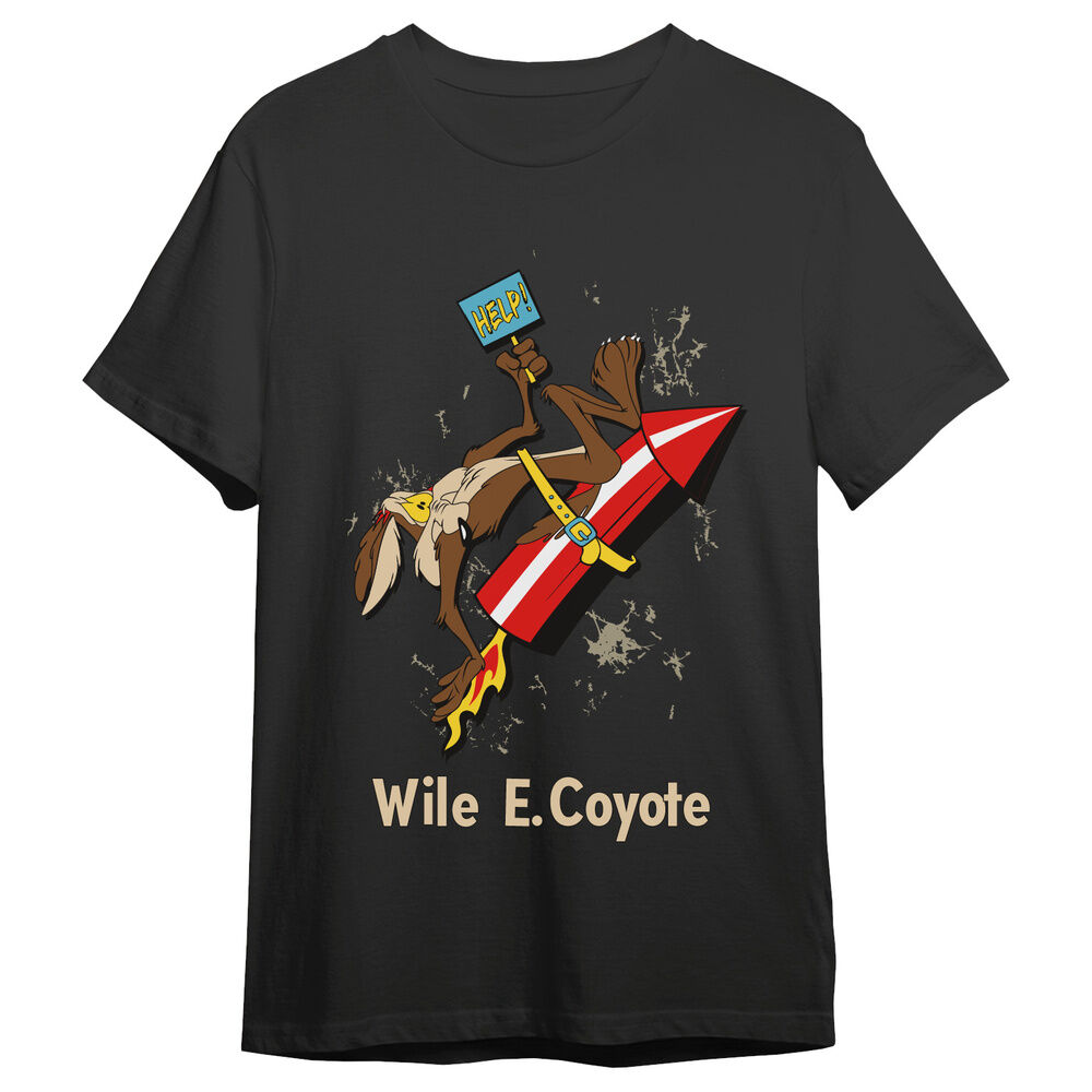 camiseta coyote cohete looney tunes adulto