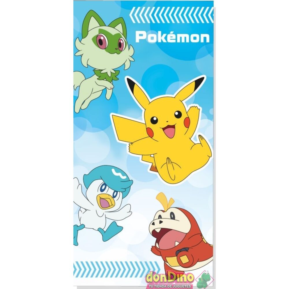 toalla pokemon y amigos pokemon