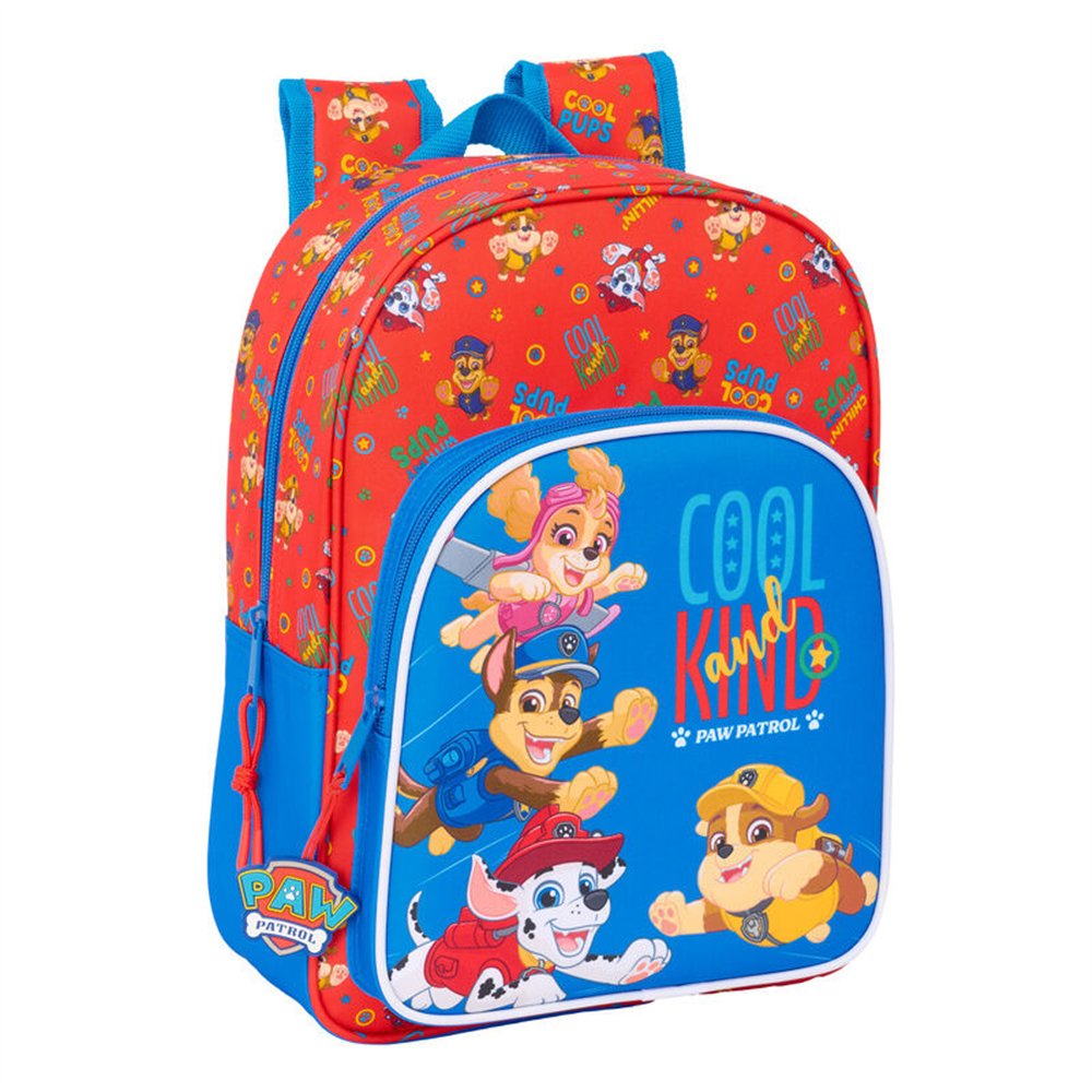 mochila cool patrulla canina paw patrol 34cm adaptable