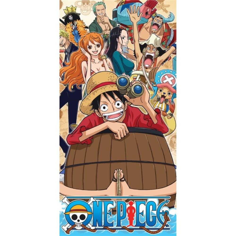 toalla multipersonajes one piece