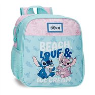 mochila beach & love stitch disney 25cm adaptable