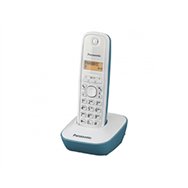 telefono inalámbrico panasonic blanco/azul(kx-tg1611gc)