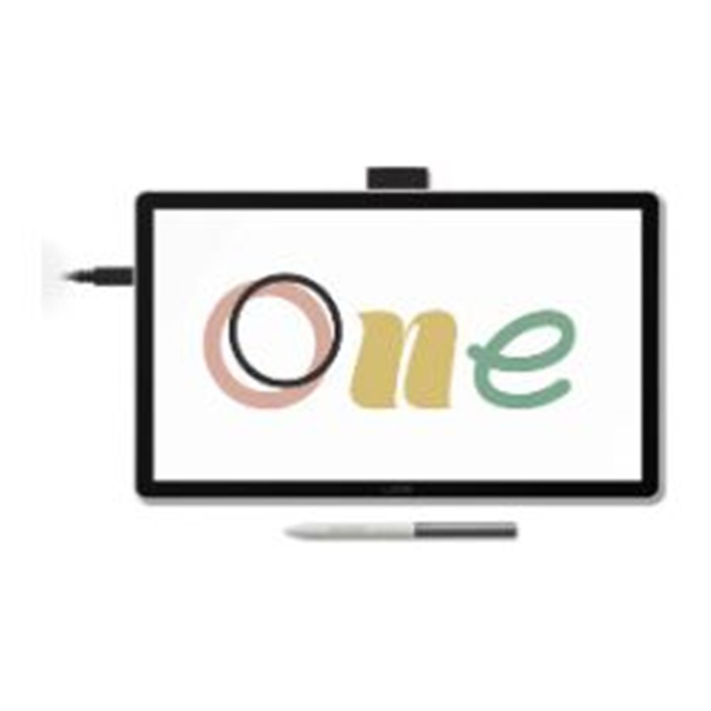 tableta wacom one 14" fhd lápiz blanca/negra (dtc141w0)
