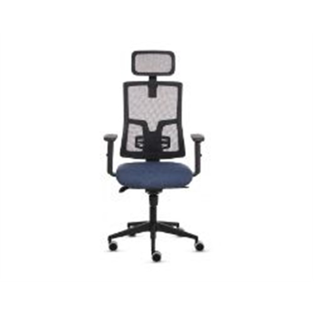 silla fellowes ergonómica eleganza plus. azul