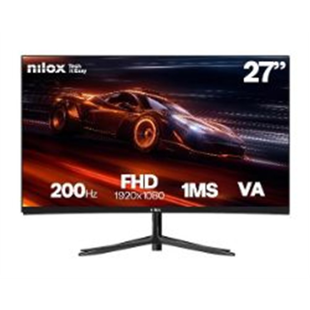 monitor nilox 27" 200hz va fhd negro (nxm27fhd2001)