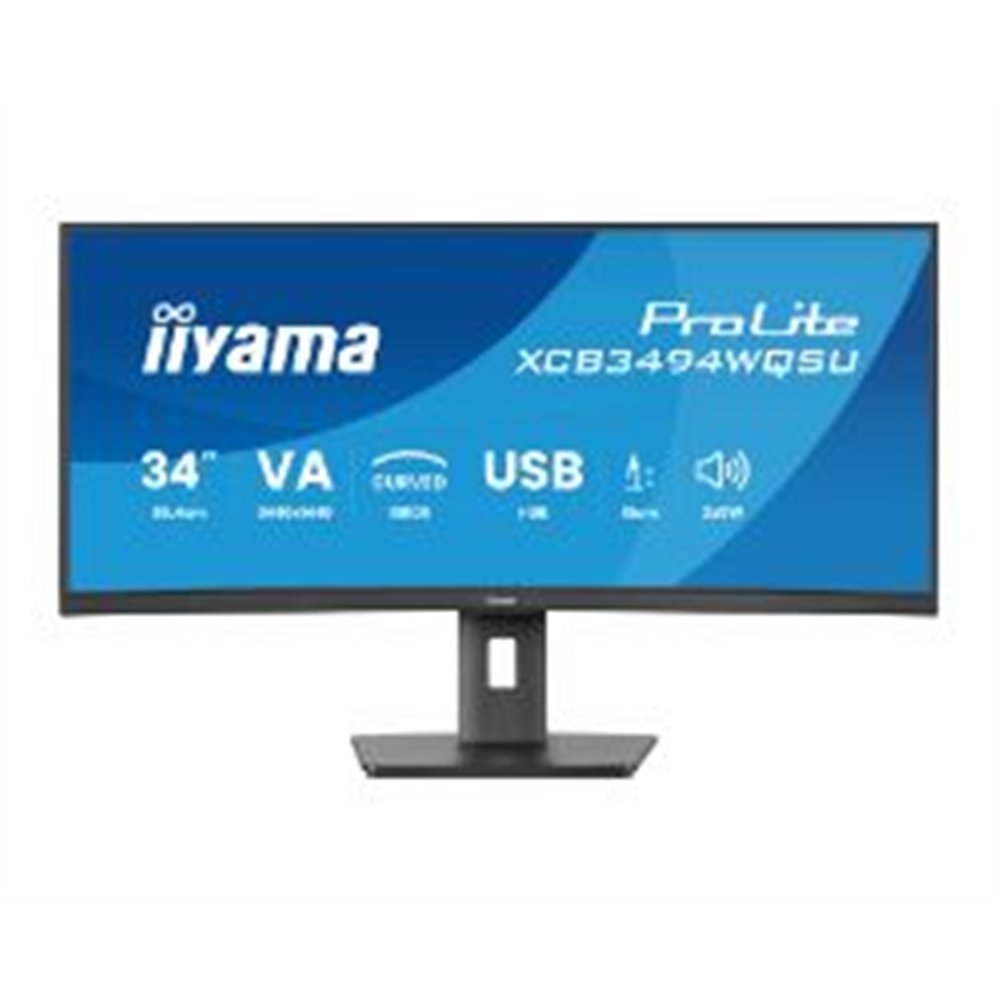monitor iiyama prolite 34" uwqhd curvo (xcb3494wqsu-b1)