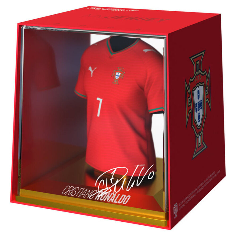 figura mini camiseta cristiano ronaldo world cup portugal