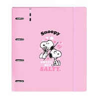 carpeta a4 anillas snoopy con recambio