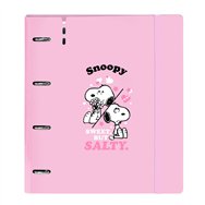carpeta a4 anillas snoopy con recambio