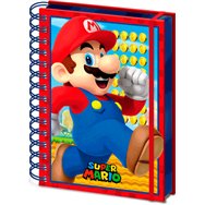 cuaderno a5 lenticular super mario bros