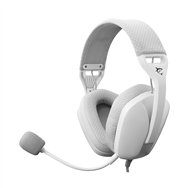 white shark sparrow auriculares alámbrico diadema usb tipo c blanco