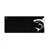 white shark mp-1967 shark xl alfombrilla de ratón para juegos negro, blanco
