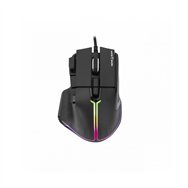 white shark marrok black ratón oficina mano derecha usb tipo a óptico 12000 dpi