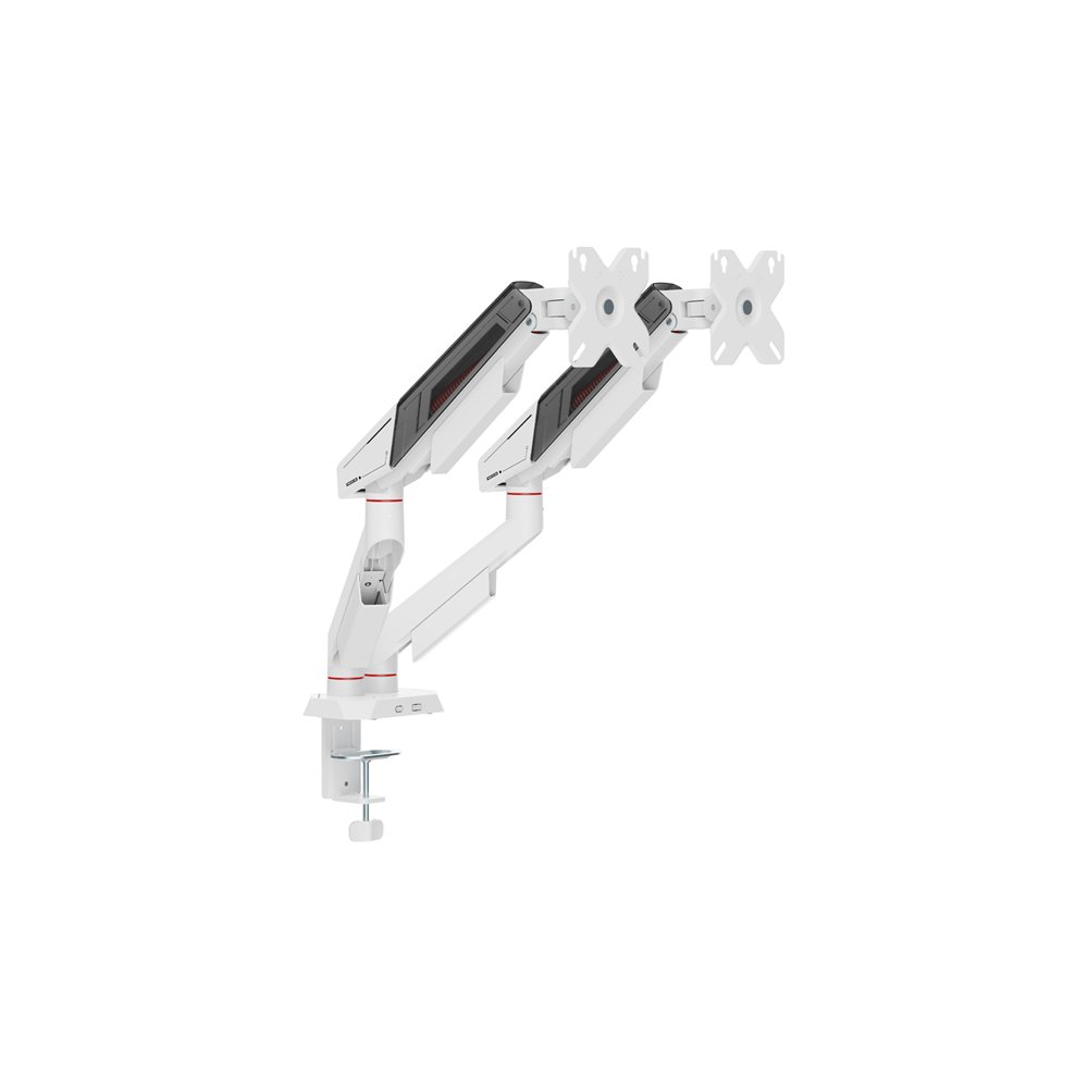 white shark khufu-ii soporte para monitor 88,9 cm (35") escritorio blanco