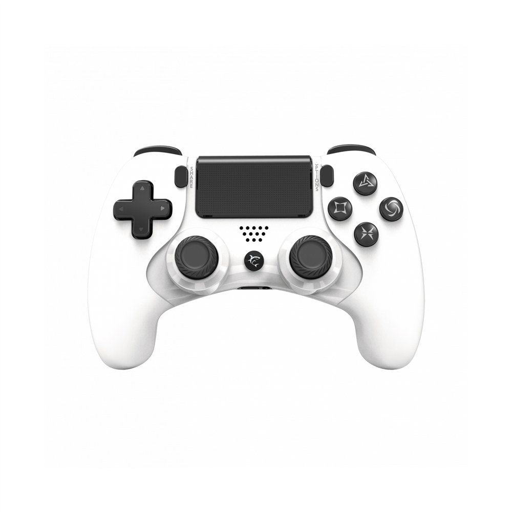 white shark centurion negro, blanco bluetooth gamepad analógico playstation 4, playstation 3