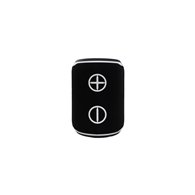 white shark ghatam negro, blanco 10 w