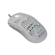 white shark galahad white ratón juego ambidextro usb tipo a óptico 7200 dpi