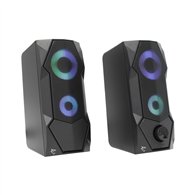 white shark flow altavoz negro alámbrico 5 w