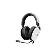 white shark elephant auriculares alámbrico diadema juego blanco, negro