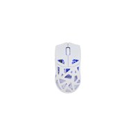 white shark dagonet ratón juego ambidextro bluetooth óptico 12000 dpi