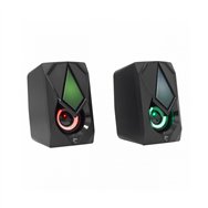 white shark beat altavoz negro alámbrico 6 w