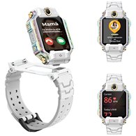 imoo x10 4g gps videollamada 44mm pantalla hd blanco resistencia agua ip68 sos infantil control parental