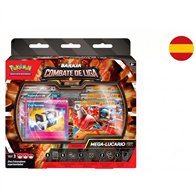 baraja cartas combate de liga de mega-lucario ex de jcc pokemon español