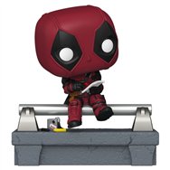 figura pop deluxe deadpool - deadpool on bridge