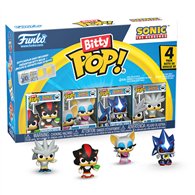 blister 4 figuras bitty pop sonic the hedgehog