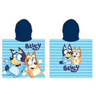 poncho toalla bluey microfibra