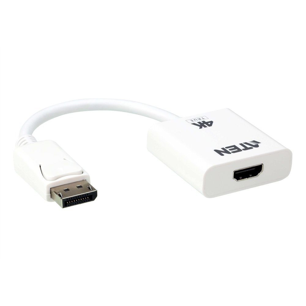 aten adaptador activo de displayport a hdmi true 4k