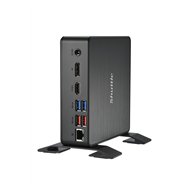 shuttle nc40u pc/estación de trabajo barebone 0.84l sized pc negro 7305 intel® soc 1,1 ghz
