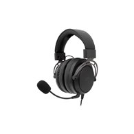 white shark gorilla auriculares alámbrico diadema juego gris, negro