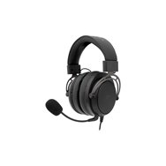 white shark gorilla auriculares alámbrico diadema juego gris, negro