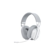 white shark firecrest auriculares inalámbrico y alámbrico diadema juego usb tipo c bluetooth blanco, gris