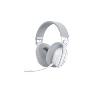 white shark firecrest auriculares inalámbrico y alámbrico diadema juego usb tipo c bluetooth blanco, gris