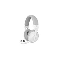 white shark falcon auriculares inalámbrico y alámbrico diadema juego usb tipo c bluetooth blanco, gris