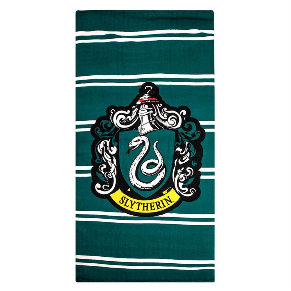 toalla slytherin harry potter microfibra