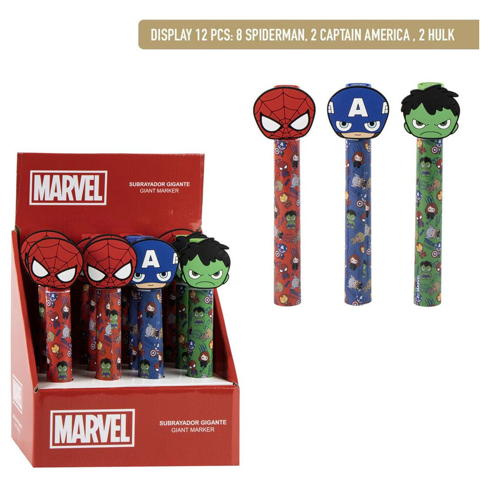 subrayador vengadores avengers marvel surtido