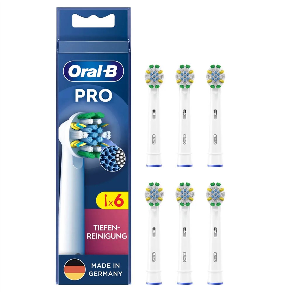 oral-b deep cleaning 6 pieza(s) blanco