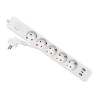 regleta equip 5xschuko 3xusb-a/c interruptor (eq245555)